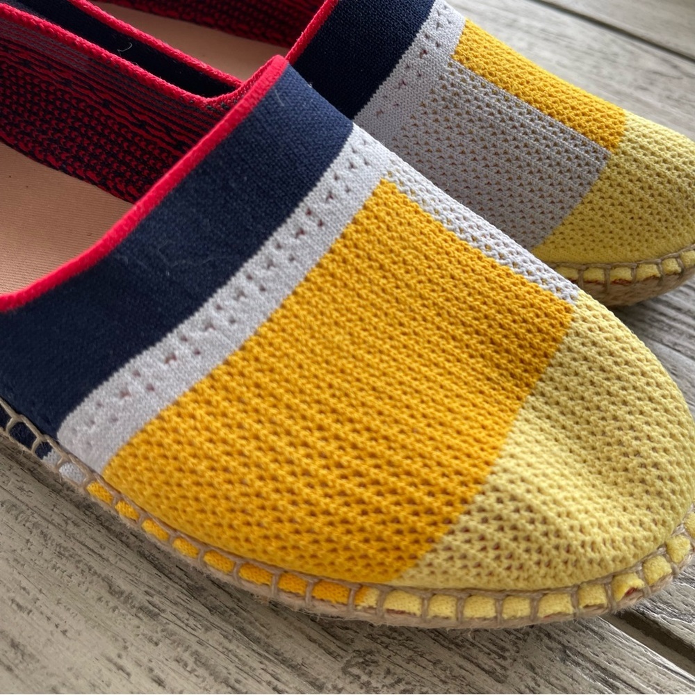 Cole Haan Cloudfeel Multicolored Stretch Knit Espadrilles Womens Size 8 - Picture 7 of 9